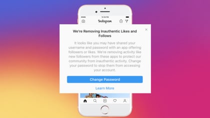 Instagram Purges Fake Accounts, Likes, and Engagements