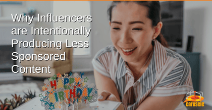 Why Influencers are Intentionally Producing Less Sponsored Content